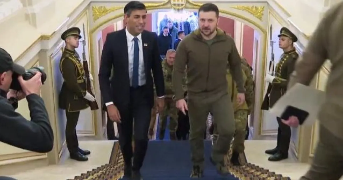 Зеленский, Сунак